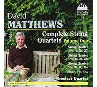 Matthews David - Quatuors A Cordes (Intégrale /Vol.1)