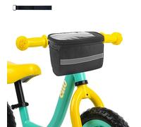 MATTISAM Cesta Delantera para Bicicleta con Aislante para Manillar de Bicicleta, Resistente al Agua, con Soporte para teléfono de 7 Pulgadas