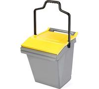 Mattiussi Ecologia Easytrolley 45, Polipropileno, Gris y Amarillo, 45 litros
