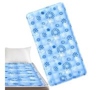 Mattress Cooling Pad, 50x150cm Ice Cold Gel Mat on Sleeping Relief, Washable Soft Breathable Cushion in Bed Sofa Dorm Rv Camping, Summer Bedding Accessory for Men Women Adults Travel Use