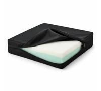 MATTREX | Cojín antiescaras para Silla de Ruedas viscoelástico 42x42x8 cm Alivio presión y Confort Diario - Cojín antiescaras Lavable, Transpirable y Antideslizante, Fabricado en España