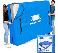 MattSafe Mattress Bags for Moving and Storage Full Size Mattress Cover for Moving Heavy Duty 8 Handles and Strong Zipper