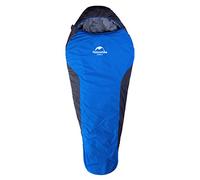 Maturehike Saco de Dormir Momia para 3 Estaciones para 0ºC, Impermeable, Ligero, Transpirable y cómodo, para Deporte, Aventura, Camping (Azul-Derecho)