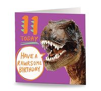 Maturi 11 Today - Tarjeta de felicitación de cumpleaños, color morado