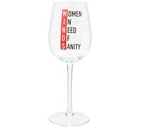 Maturi Copa de vino humorística 'WINOS', 420 ml, en caja de regalo
