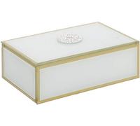 Maturi Joyero Rectangular con Detalles de Diamantes, Gold, 20 x 13 x 6.5cm