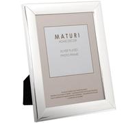 Maturi Marco de fotos chapado en plata - Acabado de borde curvo 20 x 25 cm