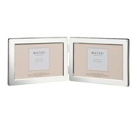 Maturi Marco de fotos doble chapado en plata - Paisaje de borde plano 13 x 18 cm