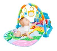 Matus de gimnasia Musical Baby Activity - 5 en 1 Padena de juguete sensorial, Piano de patada de barriga | Set de juegos de aprendizaje temprano, un gimnasio para el piso de niños ños para la div
