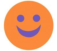 Matuska dena emoji kickboard naranja