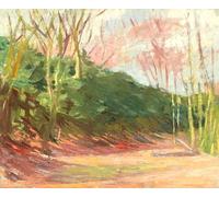 Matvsd Kohecs Árboles a la luz del sol de Edward Hopper Póster y Grabados Arte Abstracto Wal Edward Hopper Pintura Lienzo para Decoración de Pared de Hogar 30x45cmx1 Sin Marco