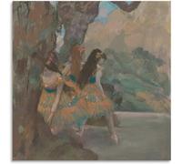 Matvsd Kohecs Edgar Degas The Ballet Dancers Poster and Prints Vintage Canvas Wall Art Edgar Degas Pintura Abstracta Imagen para Decoración del Hogar 50x50cm Sin Marco