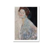 Matvsd Kohecs Gustav Klimt Lady In White 16x24in Arte estético sin marco para decoración de oficina