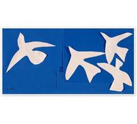 Matvsd Kohecs Los pájaros, póster de jazz de Henri Matisse Arte mural de lienzo Impresiones estéticas Pintura de Henri Matisse para la oficina en casa Decoración de fotos 100x50cmx1 sin marco