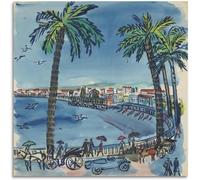 Matvsd Kohecs Paseo junto a Raoul Dufy Pintura de lienzo Paisajes vintage Arte mural Póster e impresiones de Raoul Dufy para decoración del salón Imagen 40x40cmx1 sin marco
