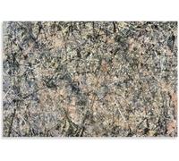 Matvsd Kohecs Póster e impresiones de Jackson Pollock Jackson Pollock《The Number》Arte mural en lienzo Pintura abstracta para el hogar Decoración mural 30x40cmx1 sin marco