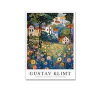 Matvsd Kohecs Póster y grabados inspirados en Gustav Klimt Paisajes Nuevos Pintura mural de Gustav Klimt Pintura floral en lienzo para decoración del hogar 40x60cm sin marco