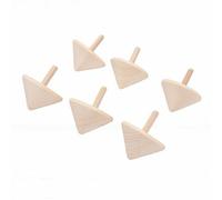 Matybobe 12 Pzas Trompo de Madera Sin Pintar, Juguetes Giroscópicos para