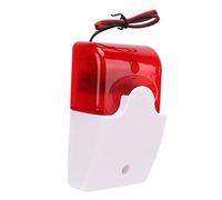 Matybobe Alarma de Luz Sonora de Alto Decibelio con Buen Aislamiento Dispositivo Advertencia Seguridad Ajustable Resistente a Impactos para Escuelas, Hospitales, Hogares Ancianos (220V)