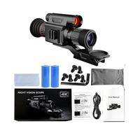 Matybobe Alcance de Visión Nocturna Digital Alcance Infrarrojo Monocular de Visión Nocturna 5-20X Video 4K 8MP Foto Imagen en Imagen 850nm IR IP56 1200Gs 300m [Marca] con Carga US (DS-X7)