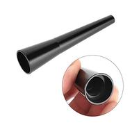 Matybobe Antena Decorativa de Mástil Corto Compatible con R171 SLK SL 200 230 280 300 320 350 500 Techo de Coche Aluminio Negro