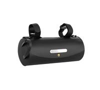 Matybobe Bike Handlebar Bag Multi-functional Cylinder 2.5L Large Capacity Rainproof Compatible with Various Vehicles Portable and Easy to Install (Negro)