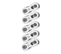 Matybobe Conector de Cadena de Bicicleta Resistente, 5 Pares Eslabones Liberación Rápida, Accesorio para Bicicleta 8/9/10 Velocidades (Sin estándar: 8 velocidades (universal para 6, 7,)