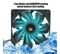 Matybobe DC 12V 2.7A 6000RPM Reemplazo del Ventilador de Refrigeración Conector de 4 Pines Perfecto para Antminer S7 S9 Negro