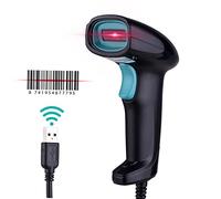 Matybobe Escáner de Código de Barras USB Portátil Escaneo Alta Velocidad para Logística Supermercado con Escaneo Continuo Manual/automático