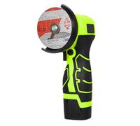 Matybobe Grinder de ángulo Eléctrico Mini Molinillo Inalámbrico con Cuchilla de Corte de Batería para Piedra de Madera de (Enchufe de la UE y 6 cuchillas)