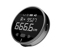 Matybobe Little Q 8 en 1 Regla Electrónica LCD Range Range Finder 99m Alta Precisión Long en Espera Regla Recargable Negro