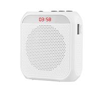 Matybobe Mini Amplificador de Voz Portátil Recargable con Función de Grabación de Micrófono Pantalla LED Amplificador de Voz para Enseñar a Cantar (#1)