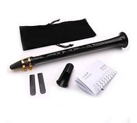 Matybobe Mini Saxofón Negro Portátil Pequeño Saxofón con Bolsas de Transporte Instrumento de Viento de Madera para Amantes de la Música