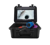 Matybobe Pantalla a Color de 7 Pulgadas, Cámara de 1000 TVL, ángulo de Visión de 92°, Cable de 15/30 M, Batería de 10000 MAh, Cámaras Subacuáticas para Pescar, Luces LED Ajustables, (CR110-7S-DL)