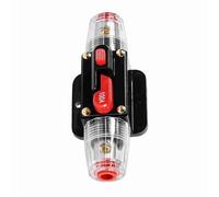 Matybobe Portafusibles de Reinicio de Disyuntor de 100 Amperios, Portafusibles Impermeable para Automóvil y Barco, 12-24 V, Nuevo (100A)