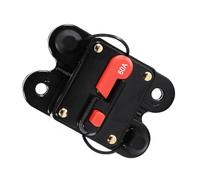 Matybobe Portafusibles de Reinicio de Disyuntor de 100 Amperios, Portafusibles Impermeable para Automóvil y Barco, 12-24 V, Nuevo (60A)