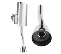 Matybobe Sensor Automático, Válvula de Descarga para Urinario sin Contacto, Latón Cromado de Precisión, Montado en la Pared para Baño e Inodoro