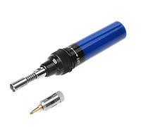 Matybobe Soplete de Gas Pistola de Soldadura Pluma Soldadura Herramienta Portátil Ligero 1300 ℃ Rojo Verde Amarillo Azul 8 ML 5,9 Pulgadas 78 G (Azul)
