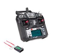 Matybobe Transmisor FS-i6X 2,4 GHz 10CH AFHDS 2A RC con receptor FS-iA10B para helicóptero teledirigido