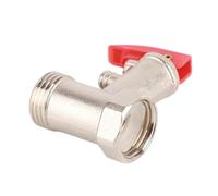 Matybobe Válvula de Seguridad Niquelada de Latón, Control Alivio Presión del Calentador Agua, 0.9MPa G1/2in