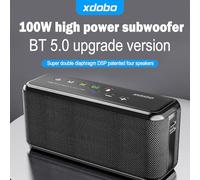 Matybobe XDOBO X8 MAX Portable 100W Altavoz Inalámbrico Potente Sonido Clear Stereo Long Playtime Subwoofer Negro