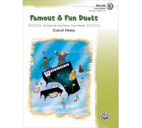 Carol Matz – Dúos famosos y divertidos – Libro 5: 6 dúos para piano a cuatro manos