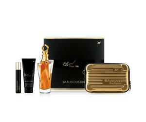 Mauboussin - Cofre Prestige Elixir Pour Elle : Eau de Parfum 100ml, Leche Corporal 75ml, Spray de Viaje 20ml & Bolso Bandolera