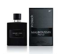 Mauboussin - Pour lui en negro 100ml (3.3 fl oz) - Eau de parfum para hombres - aromas de madera y oriental