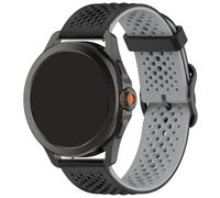 Maucoray Correa de reloj de 20 mm compatible con Amazfit GTS4 Mini/GTS 3/GTS 2/GTS 2e/Bip 3/GTS, para Garmin Forerunner 158/55/245/645, correa de silicona para mujeres y hombres, talla única, Acero
