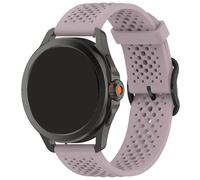 Maucoray Correa de reloj de 20 mm compatible con Amazfit GTS4 Mini/GTS 3/GTS 2/GTS 2e/Bip 3/GTS, para Garmin Forerunner 158/55/245/645, correa de silicona transpirable, talla única, Acero inoxidable,