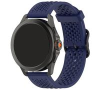 Maucoray Correa de reloj de 20 mm compatible con Amazfit GTS4 Mini/GTS 3/GTS 2/GTS 2e/Bip 3/GTS, para Garmin Forerunner 158/55/245/645, correa de silicona transpirable, talla única, Acero inoxidable,