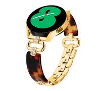 Maucoray Correa de reloj de 20 mm compatible con Amazfit GTS4 Mini/GTS 3/GTS 2/GTS 2e/Bip 3/GTS, para Garmin Forerunner 158/55/245/645, correa de metal con correa de resina, Resina Metal