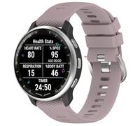 Maucoray Correa de reloj de silicona de repuesto compatible con Garmin D2 Air/D2 Air X10/Bounce/Forerunner 55/245/645, Silicona Acero inoxidable, No es una piedra preciosa