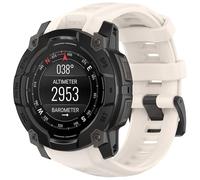 Maucoray Correa de reloj para Garmin Instinct 3 AMOLED/SOLAR 45 mm/50 mm, correa de silicona suave deportiva transpirable de repuesto para reloj Baracelet, 50MM, Silicona, No es una piedra preciosa